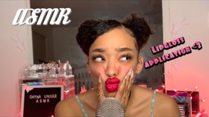 ASMR | Lipgloss Application ♡