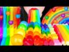 ASMR RAINBOW JELLY NOODLES, NIK-L-NIP WAX SITCKS, GUMMY 무지개 젤리국수, 닉클립 왁스스틱, 하트캔디 먹방 EATING SOUNDS