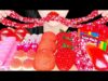 ASMR RED BLOCK CANDY, STRAWBERRY MARSHMALLOW, FRUITS JELLY, NERDS ROPE JELLY, GUMMY EATING SOUNDS 먹방