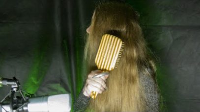 BEST ASMR triggers for subscribers from long nails & long hair