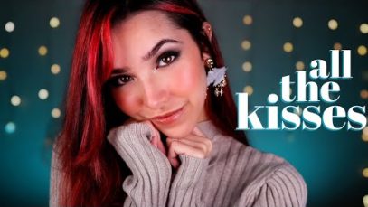 ASMR All the Lovely Kisses & Face Brushing For You! ?