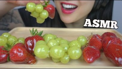 ASMR CANDIED FRUITS *EASY TANGHULU RECIPE (CRACKLING EATING SOUNDS) NO TALKING | SAS-ASMR