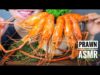 ASMR EATING BOILED PRAWN WITH COCONUT X SEAGRAPES EATING SOUND | LINH-ASMR