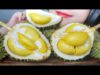 ASMR EATING MINI THAILAND DURIAN EATING SOUNDS LINH ASMR