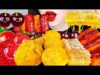 ASMR HONEYCOMB, CHEESE BALLS, CHICKEN, CANDIED FRUITS  뿌링클 치킨, 치즈볼, 벌꿀집, 탕후루먹방 EATING SOUNDS MUKBANG