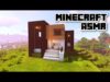 Minecraft ASMR | Building a simple, two story modern house ⛏️ Soft whispering