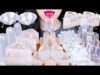 ASMR CLEAR DESSERTS 투명 디저트먹방 DIAMOND JELLY, EDIBLE JELLO CUPS, FROG EGG JELLY EATING SOUNDS MUKBANG