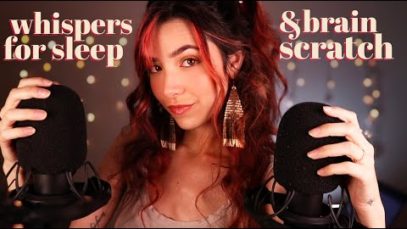 ASMR Close Whispers & Scratching Your Brain For Sleep ?