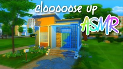 ASMR | Let’s build & decorate a tiny house (w/ mods!) ? Close up whispers
