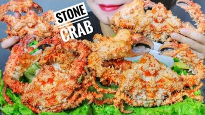 ASMR STONE CRAB , EATTING SOUND | LINH-ASMR