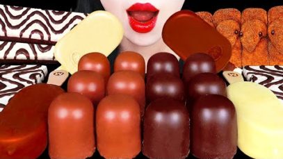CHOCOLATE MARSHMALLOWS 초콜릿 마쉬멜로우, 매그넘 아이스크림 MAGNUM ICE CREAM 초콜릿 디저트 먹방 EATING SOUNDS