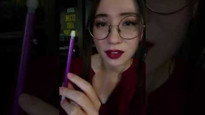 Follow the pen and my light ?️ Eye exam ASMR #Shorts