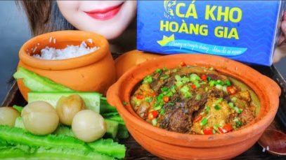 ASMR BRAISED FISH PORTION FROM HOANG GIA SEAFOOD , EATING SOUNDS | LINH-ASMR