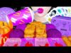 ASMR BTS MEAL, BTS TTEOK MUKBANG 맥도날드 BTS 세트, 방탄떡, 보라색 스노우볼 먹방 PURPLE DESSERTS BORAHAE?EATING SOUNDS