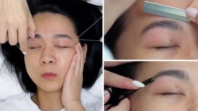 ASMR 완벽한 눈썹정리 Perfect eyebrow threading