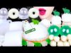 ASMR WHITE GREEN FOODS 곰표 케이크, 대왕 청포도젤리 GIANT GRAPE JELLY, MARSHMALLOW, CHEESE CAKE, EATING SOUNDS먹방