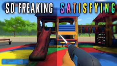 Oddly Satisfying ASMR | Cleaning up a playground ? PowerWash Simulator | Soft spoken