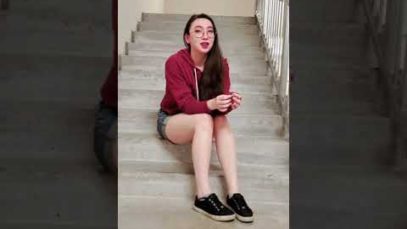 Singing in my apartment stairwell ✨ #Shorts