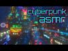 Super relaxing ASMR | I take you on a rainy drive in a Cyberpunk City ? Cloudpunk