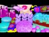 ASMR PURPLE MONGLE MONGLE KOREAN DIY CADNY, PEEPS MARSHMALLOW, MINT CAKE, MACARONS EATING SOUNDS 먹방