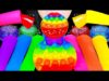 ASMR RAINBOW PUSH POP 레인보우 팝잇, 푸쉬팝 먹방 POP IT, PUSH JELLY DESSERTS MUKBANG *COLOR FOOD EATING SOUNDS