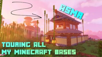 ASMR | Touring EVERY Minecraft house/base I’ve EVER made! ? Binaural whispers