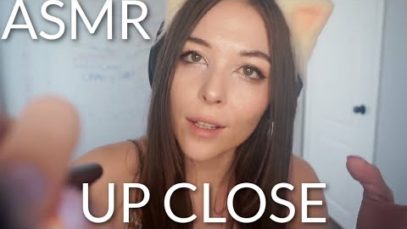 ASMR Up Close, Personal Attention, Positive Affirmations, Brushing, Mouth Sounds