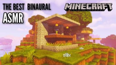 Minecraft ASMR | Survival house building + cupped whispering ⛏️