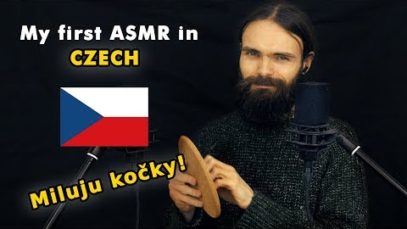 My first ASMR video in Czech (Šeptání, Česky, a few triggers)