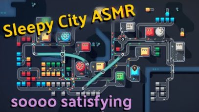 ASMR | Cupped whispering from ear to ear ? Mini Motorways at night