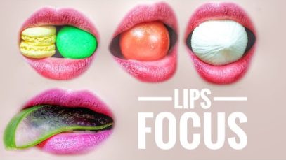 ASMR LIPS FOCUS COMPILATIONS , EATING SOUNDS | LINH-ASMR