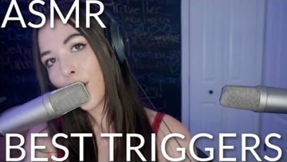 |ASMR| The Best ASMR Triggers, Purring, Tapping, Mouth Sounds, Ear Brushing