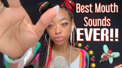 ASMR | BRAIN MELTING MOUTH SOUNDS⚡️♡ *INTENSE* + inaudible whispers ?
