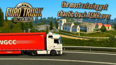 ASMR | I am a relaxing disaster ? An American failing at Euro Truck Simulator ? Soft spoken