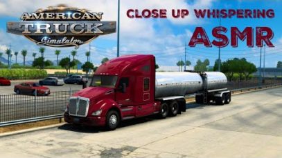 ASMR | I became a truck driver! ? Playing American Truck Simulator for sleep & relaxation