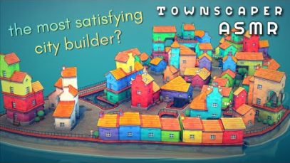 ASMR | Let’s build a tiny, lovely town together ?️ Binaural Townscaper ASMR