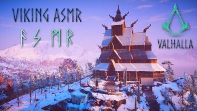ASMR | The Most Relaxing Viking Tour ?️ Binaural • Learn & Sleep • AC Valhalla