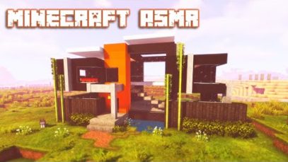 Minecraft ASMR | Building my dream modern mansion ?? Ear to ear whispering
