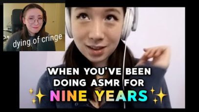 Reacting to my old ASMR videos! | 9 years on YouTube ?