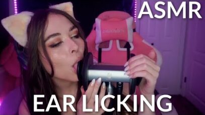 ASMR Slow Ear Licks and Massage