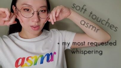 Double Trouble ASMR ? Soft Touches AND Super Close Cupped Whispering (like my shorts outro)