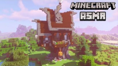 Minecraft ASMR | Building a Steampunk Fantasy House ⚙️ Soft spoken voice