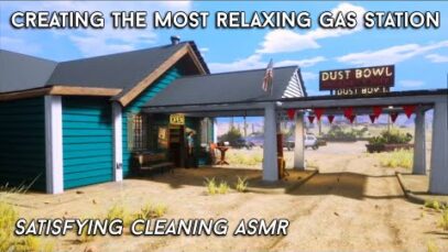 Satisfying ASMR | Let’s clean up this Gas Station! ⛽ Soft spoken