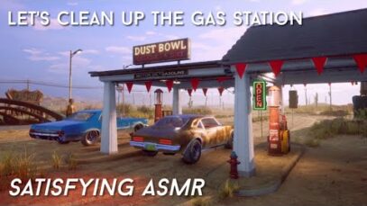 ASMR | Can I make this a 5 Star Gas Station? ⭐ Close up whispering | Gas Station Simulator