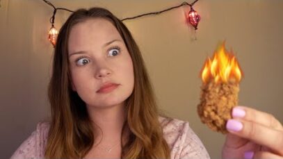 ASMR Eating Hot Wings ?