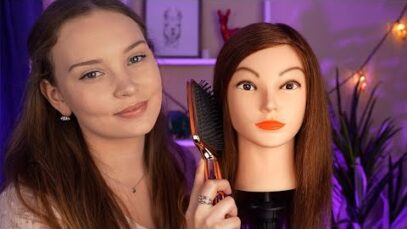 ASMR Tingly Hairplay – Brushing, Scalp Massage, Haircut (No Talking)