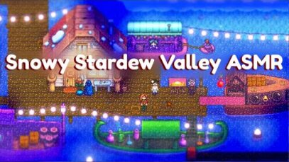 ASMR | Whispers in Winter ❄️ Stardew Valley ❄️ Close up whispers & crunchy snow