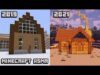 Minecraft ASMR ❄️ Rebuilding my old Winter Cabin ? Two years later!
