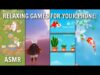 ASMR | 5 Relaxing games you can play on your phone for free! ? Close up whispering