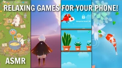 ASMR | 5 Relaxing games you can play on your phone for free! ? Close up whispering